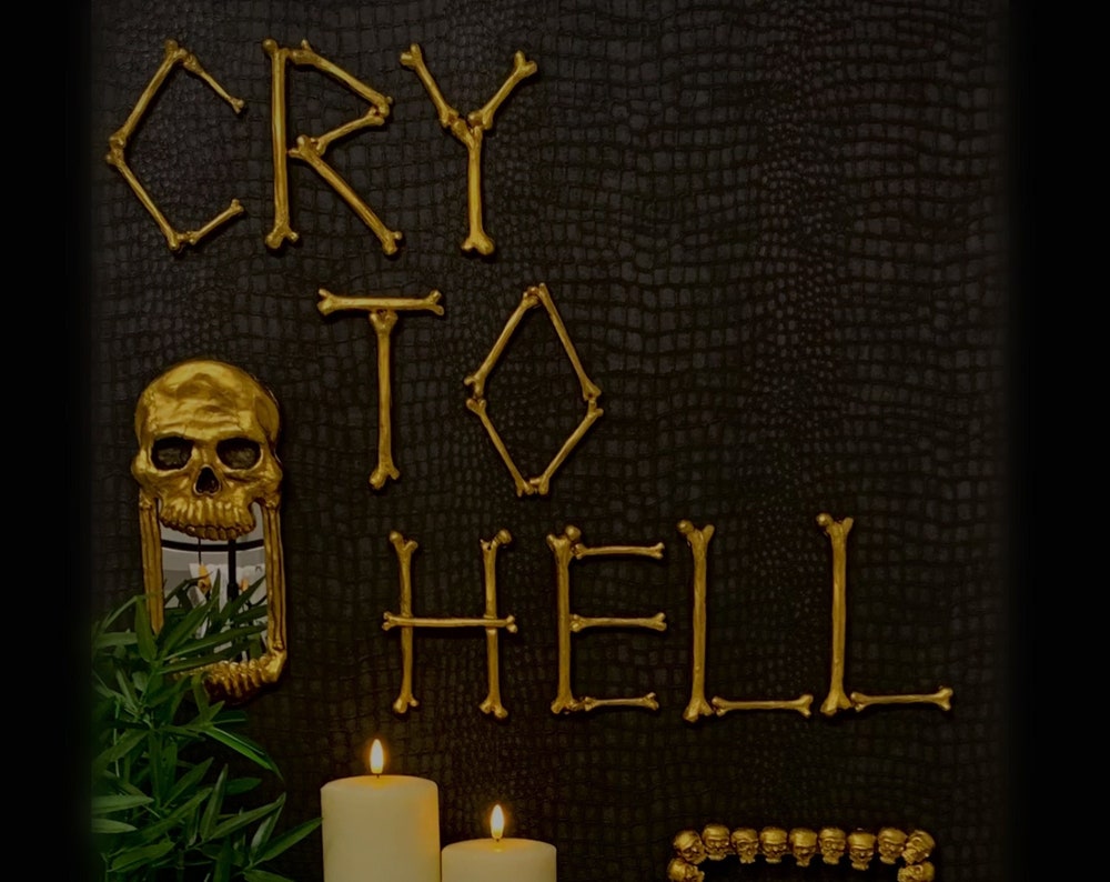 Bone Wall Letters