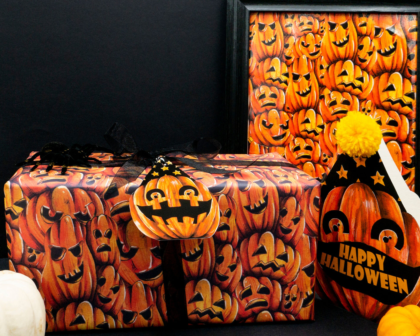 Happy Halloween Pumpkin Patch Party Card