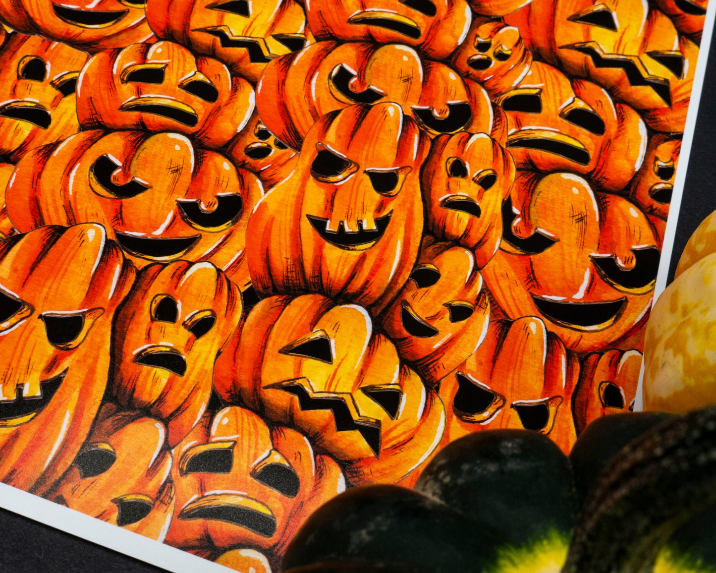 Pumpkin Patch A4 Print