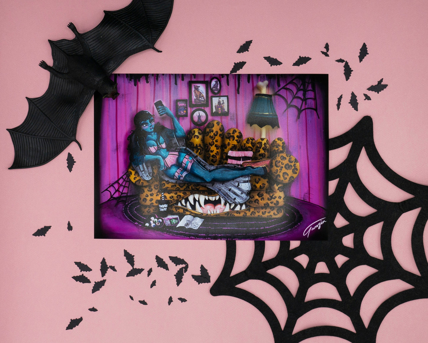 Mina Munster A4 Print
