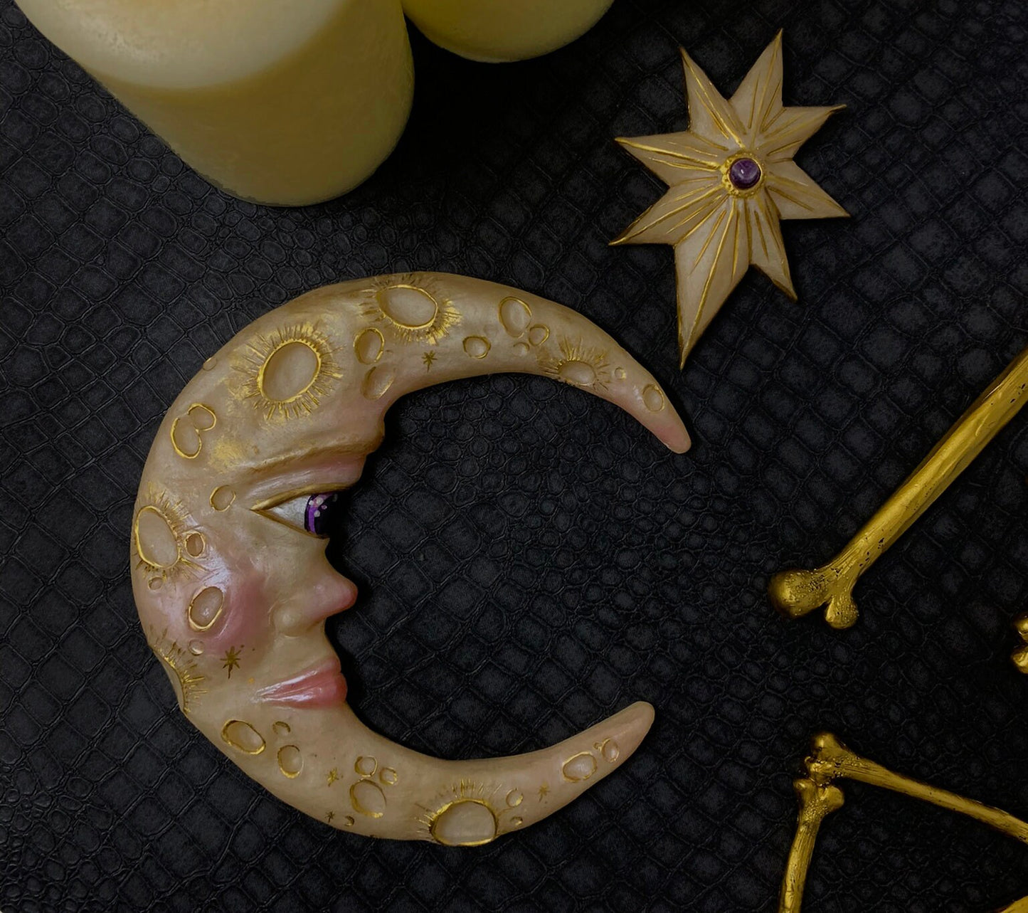 Mystic Whimsy Moon (with/without star)