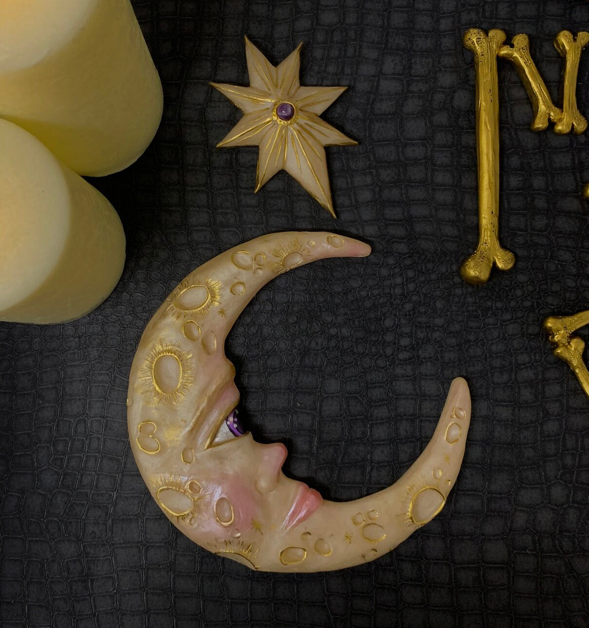 Mystic Whimsy Moon (with/without star)