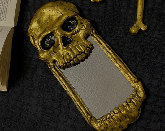 Gothic Skull Mirror