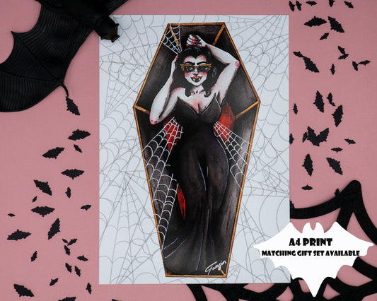 Vampira Art Print (The Lady is a Vamp)