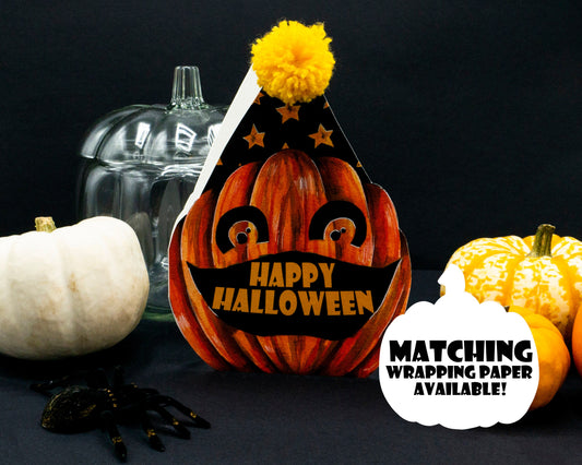 Happy Halloween Pumpkin Patch Party Card