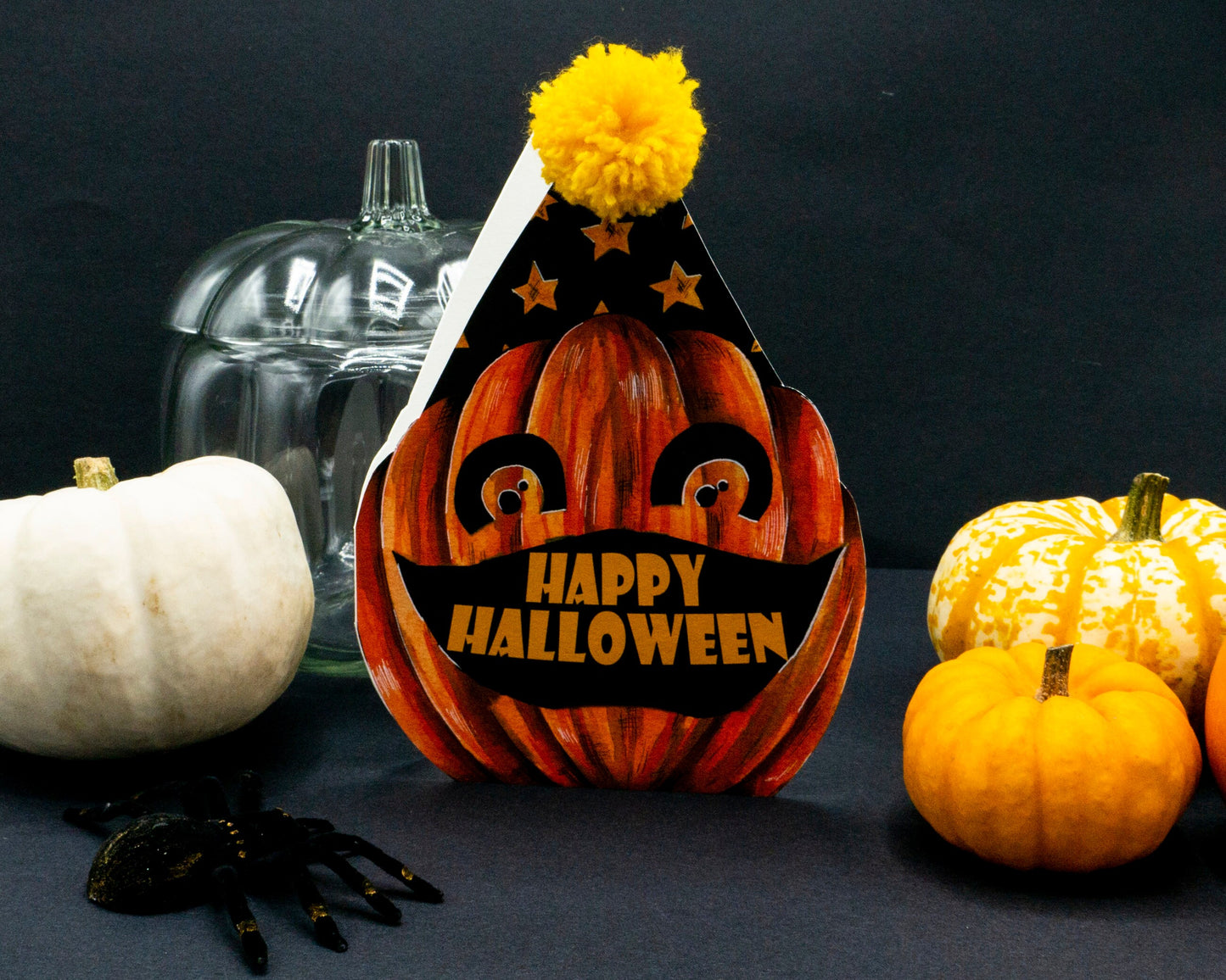 Happy Halloween Pumpkin Patch Party Card