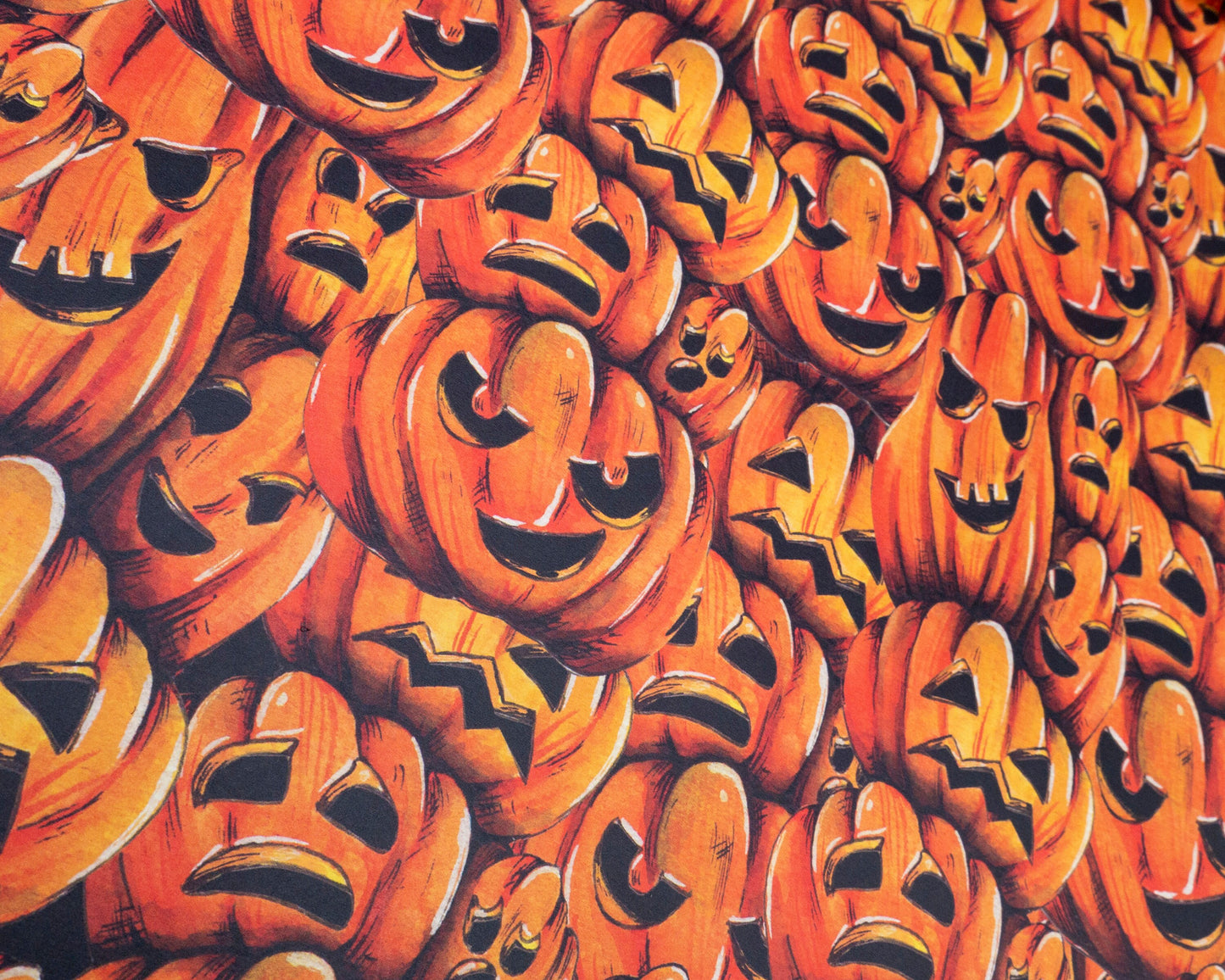 Pumpkin Patch Party Wrapping Paper and Matching Gift Tag