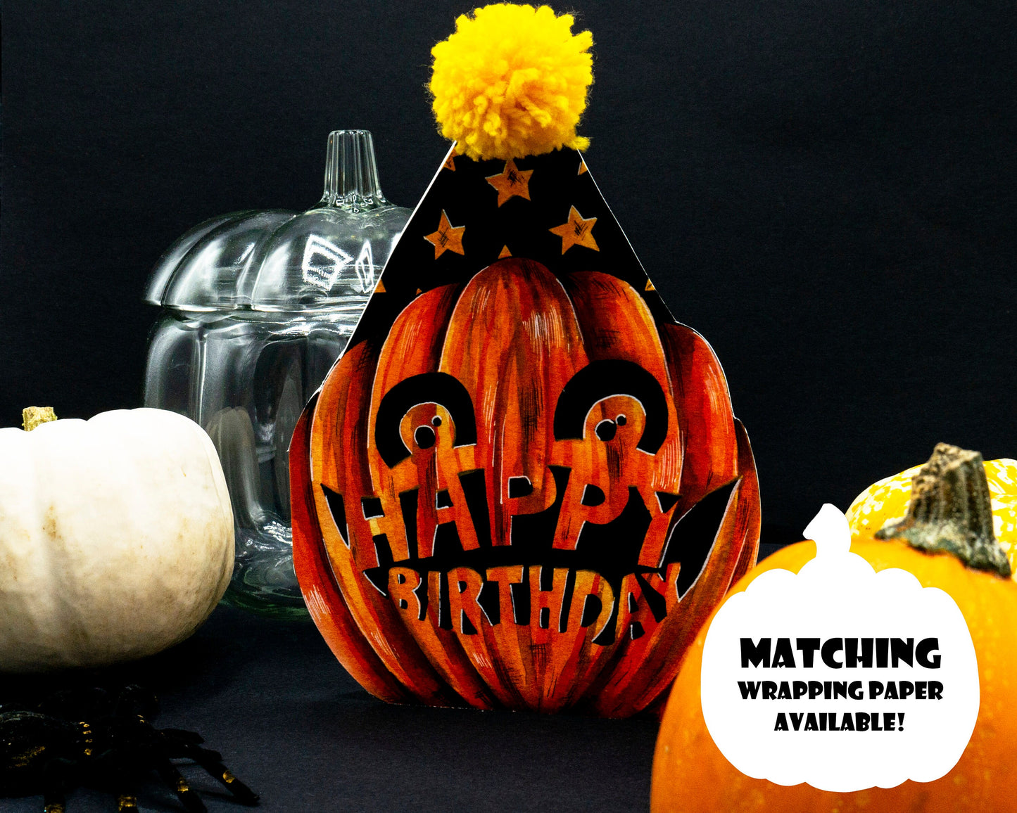 Happy Birthday Pumpkin Patch Party Card