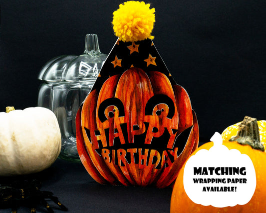 Happy Birthday Pumpkin Patch Party Card