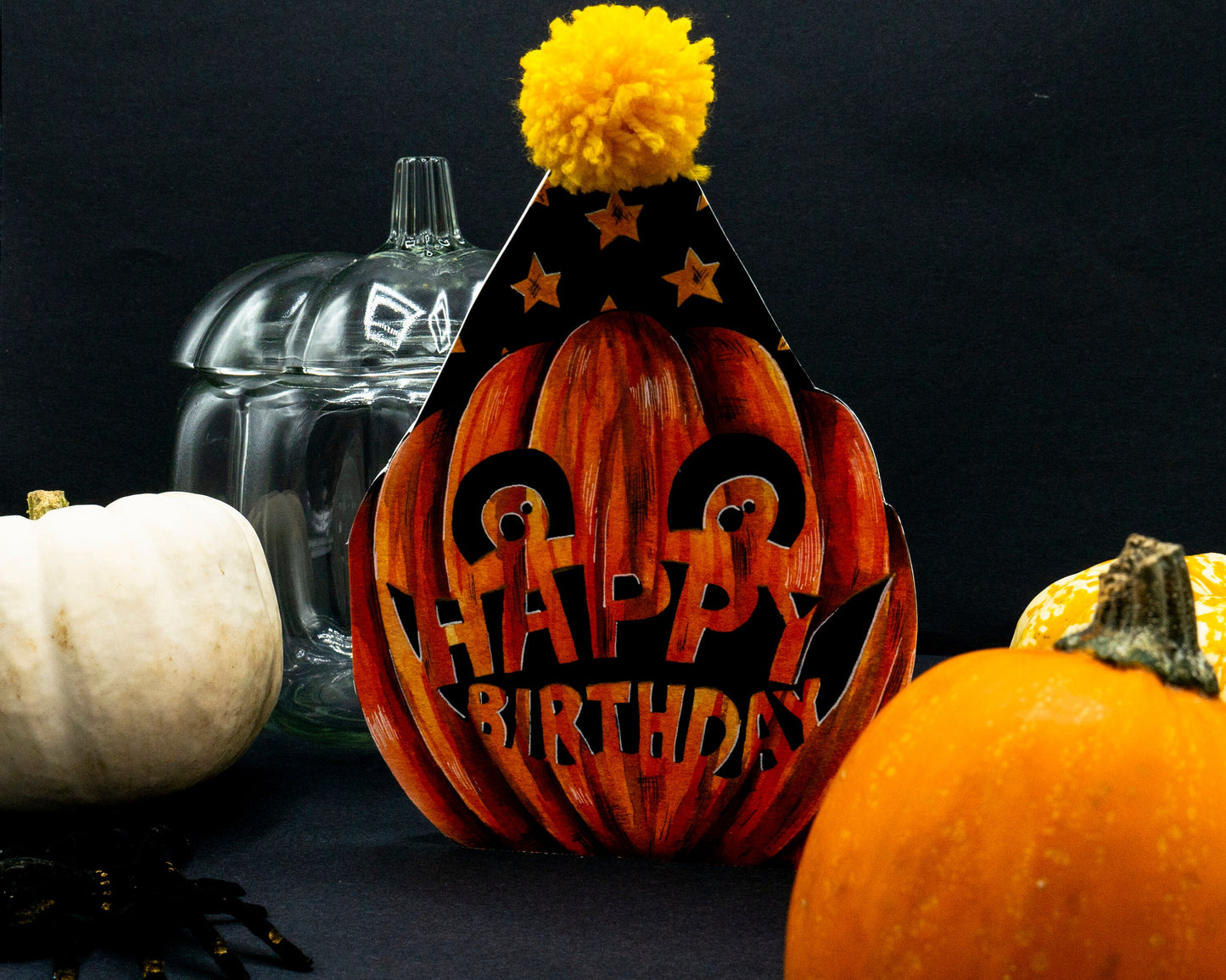 Happy Birthday Pumpkin Patch Party Card