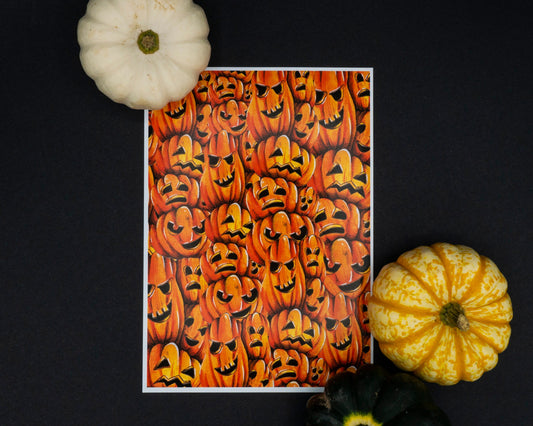 Pumpkin Patch A4 Print