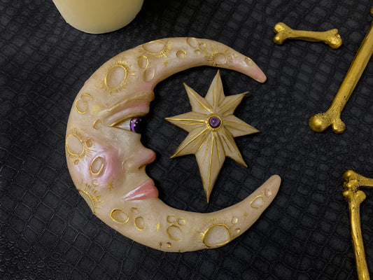 Mystic Whimsy Moon (with/without star)